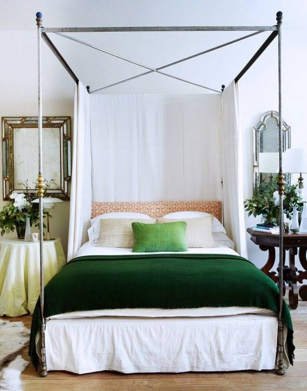 trendy color green interior decor (4)