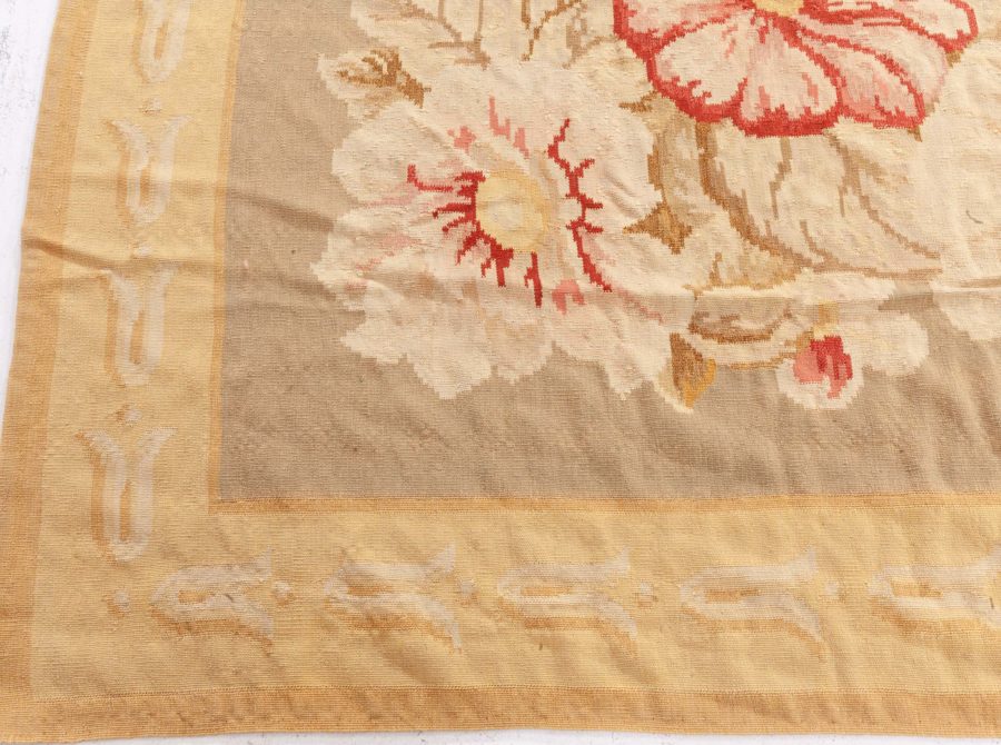 Doris Leslie Blau Collection Floral Bessarabian Style Handmade Wool Rug N11896