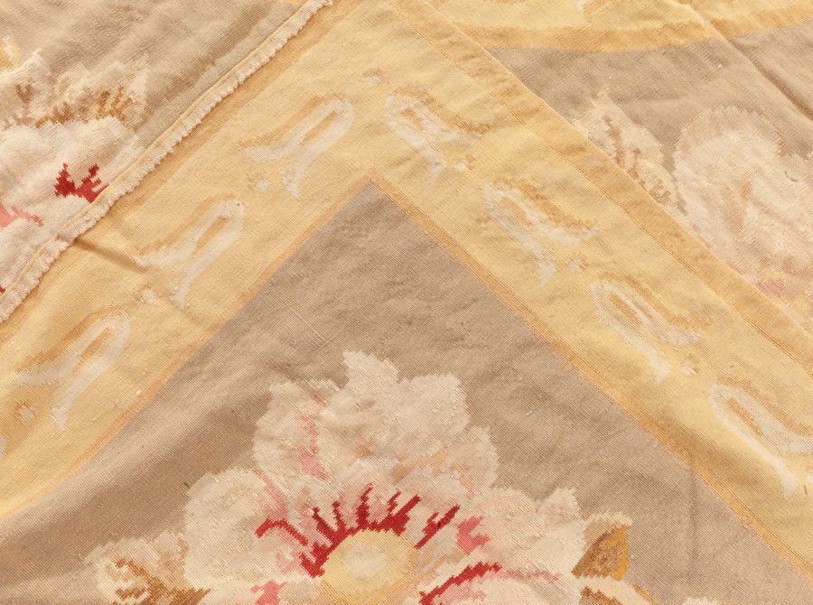 Doris Leslie Blau Collection Floral Bessarabian Style Handmade Wool Rug N11896