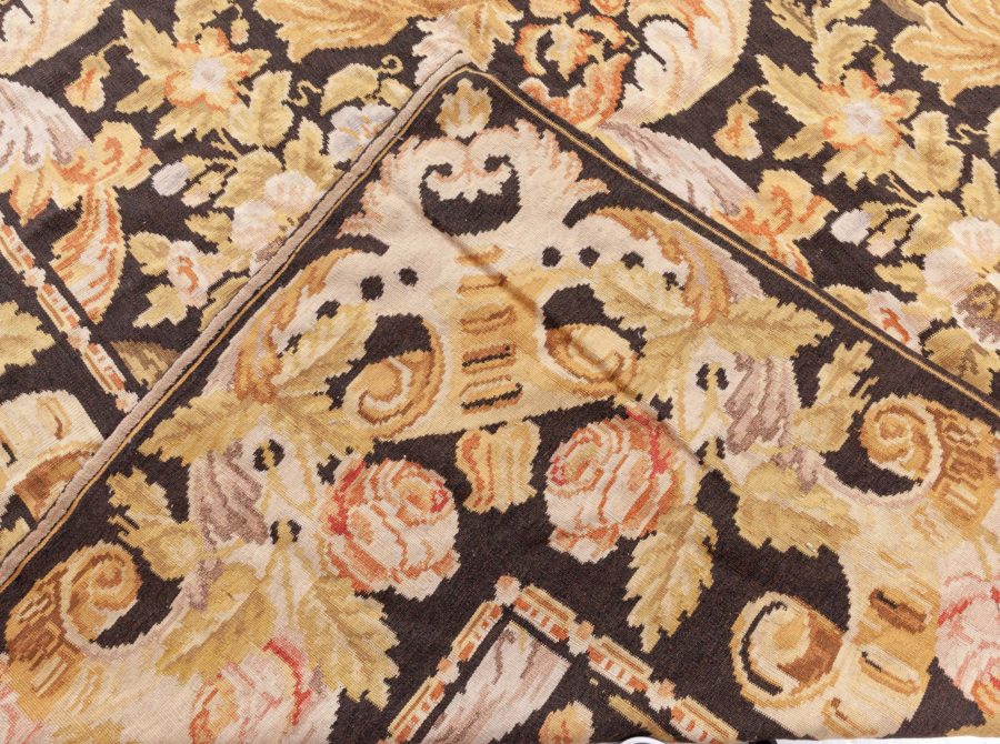 Doris Leslie Blau Collection Bessarabian Floral Flat Weave Rug N11900