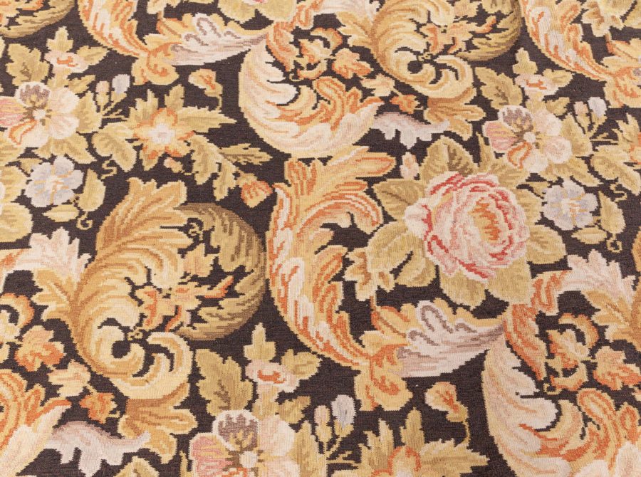 Doris Leslie Blau Collection Bessarabian Floral Flat Weave Rug N11900
