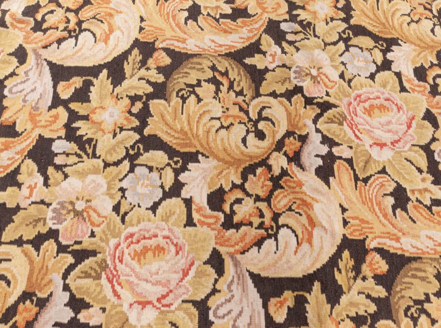 Doris Leslie Blau Collection Bessarabian Floral Flat Weave Rug N11900