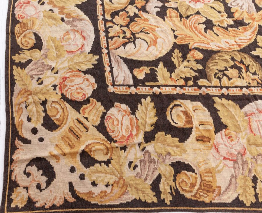 Doris Leslie Blau Collection Bessarabian Floral Flat Weave Rug N11900