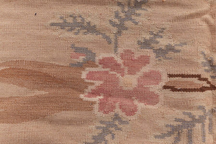 Doris Leslie Blau Collection Bessarabian Style Floral Handmade Wool Rug N11907