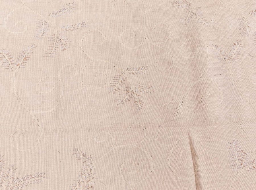 Doris Leslie Blau Collection Aubusson Design Beige Rug by Eric Cohler N11924