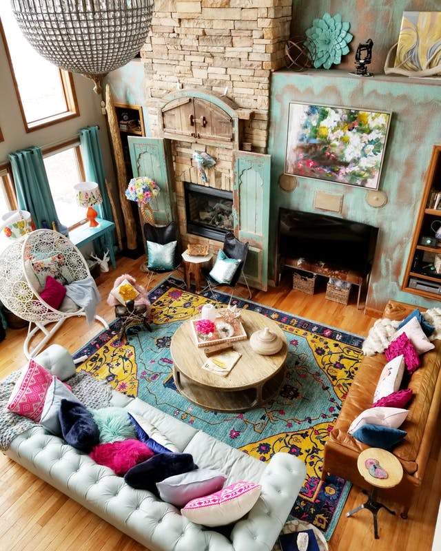 boho living room decor ideas