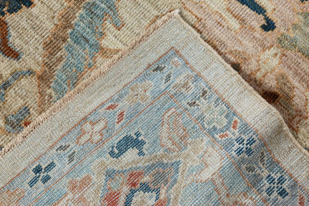 Doris Leslie Blau Collection Sultanabad Style, Beige, Blue, Brown, Green Red Rug N11869