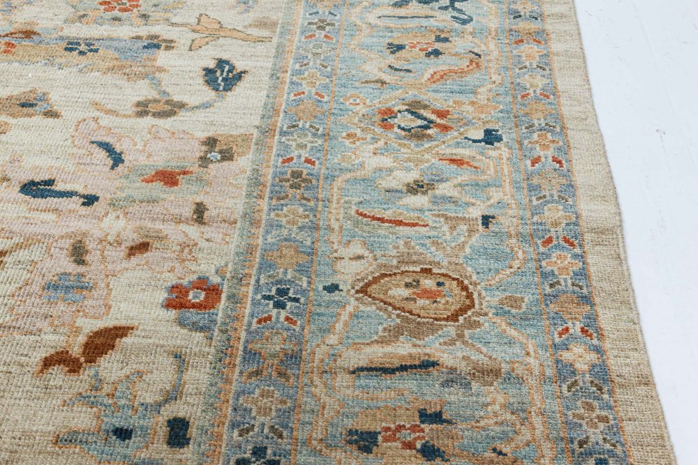 Doris Leslie Blau Collection Sultanabad Style, Beige, Blue, Brown, Green Red Rug N11869
