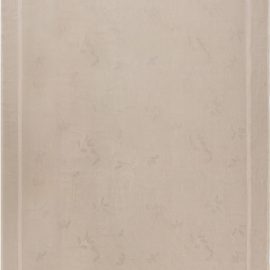 Traditional Antique-Inspired Aubusson Floral Light Beige Hand-Knotted Wool & Silk Rug “Feuillage” Designed By Eric Cohler N11918