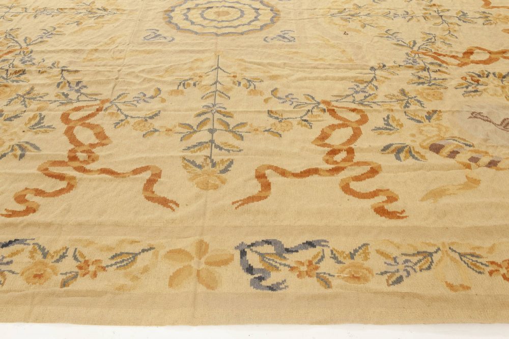 Doris Leslie Blau Collection Floral Bessarabian Design Handmade Wool Rug N11909