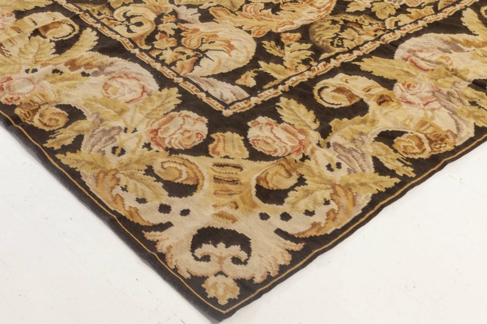 Doris Leslie Blau Collection Bessarabian Floral Flat Weave Rug N11900