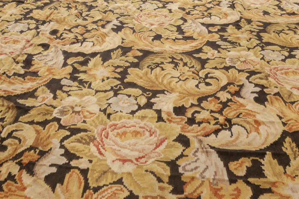 Doris Leslie Blau Collection Bessarabian Floral Flat Weave Rug N11900