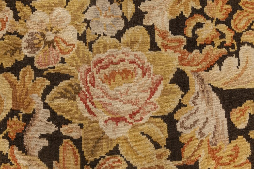 Doris Leslie Blau Collection Bessarabian Floral Flat Weave Rug N11900