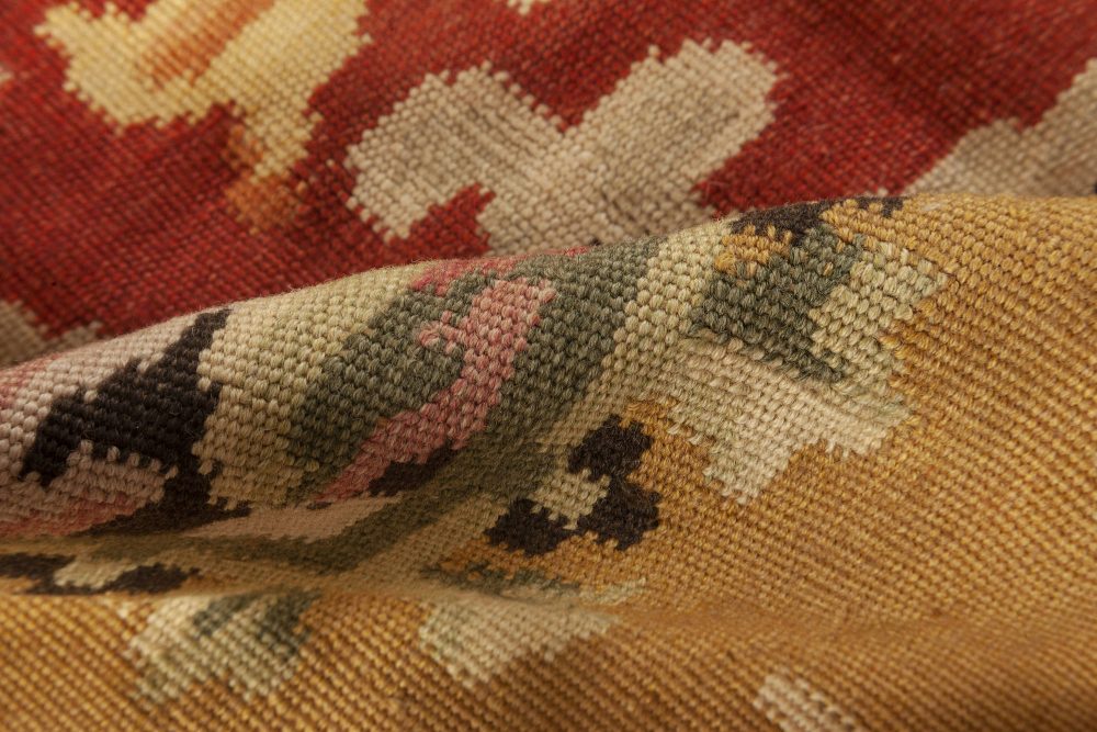 Doris Leslie Blau Colllection Bessarabian Floral Design Wool Rug N11911