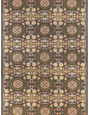 Contemporary Flatweave Solid Light Beige Wool Carpet “Alabaster” N12854 Contemporary Flatweave Solid Light Beige Wool Carpet “Alabaster” N12854