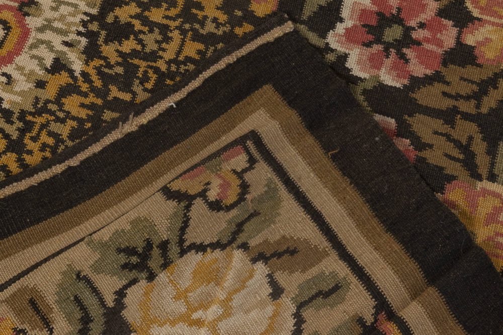 Doris Leslie Blau Collection Oversized Bessarabian Floral Design Wool Rug N11894