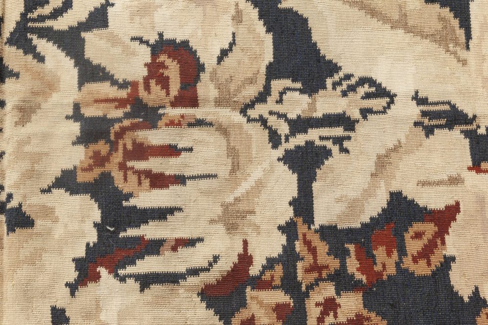 Doris Leslie Blau Collection Floral Bessarabian Design Handmade Wool Rug N11922