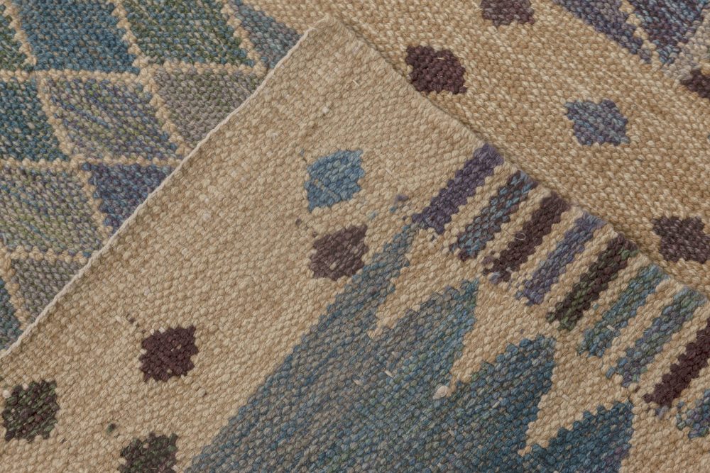 Doris Leslie Blau Collection Modern Oversized Swedish Design Handmade Wool Rug N11880