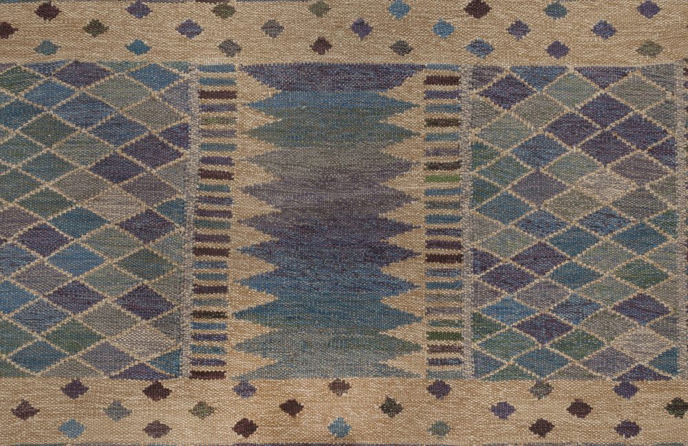 Doris Leslie Blau Collection Modern Oversized Swedish Design Handmade Wool Rug N11880