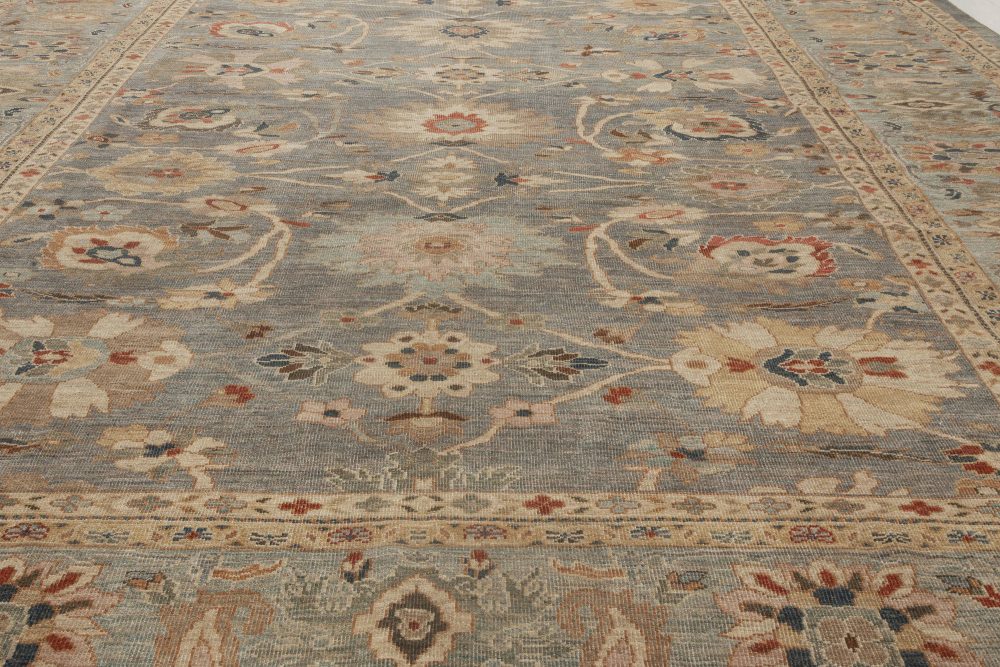 Doris Leslie Blau Collection Traditional Sultanabad Design Handmade Wool Rug N11873