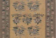 Early 20th Century Bessarabian <mark class='searchwp-highlight'>Floral</mark> Brown, Green, Pink and Yellow Rug BB6936