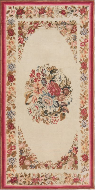 antique-needle-work-english-rug-6×3-bb6939
