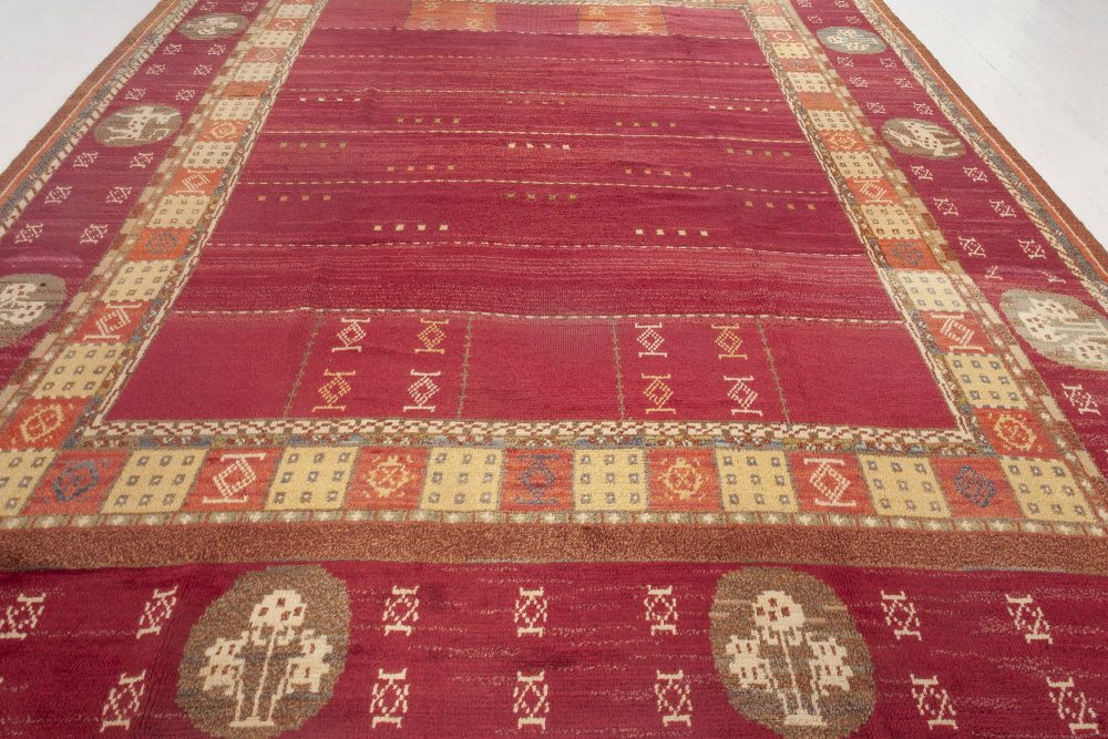 Vintage Swedish Rug by Martha Ghan BB6948