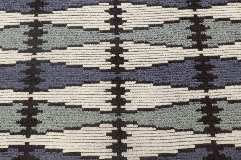 Doris Leslie Blau Collection Contemporary Swedish Design Handmade Wool Rug N11935