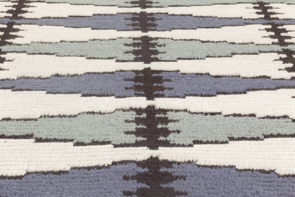 Doris Leslie Blau Collection Contemporary Swedish Design Handmade Wool Rug N11935