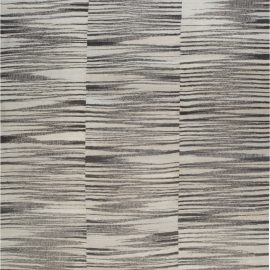 Doris Leslie Blau Collection Modern Zebra Design Beige Gray Flat-Weave Wool Rug N11946