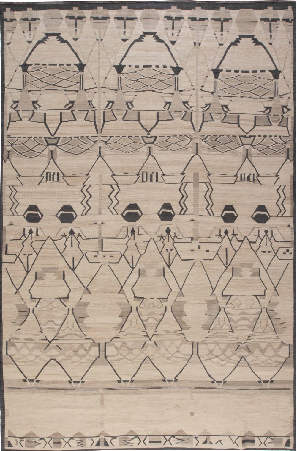 Modern Flat weave Rug N11965