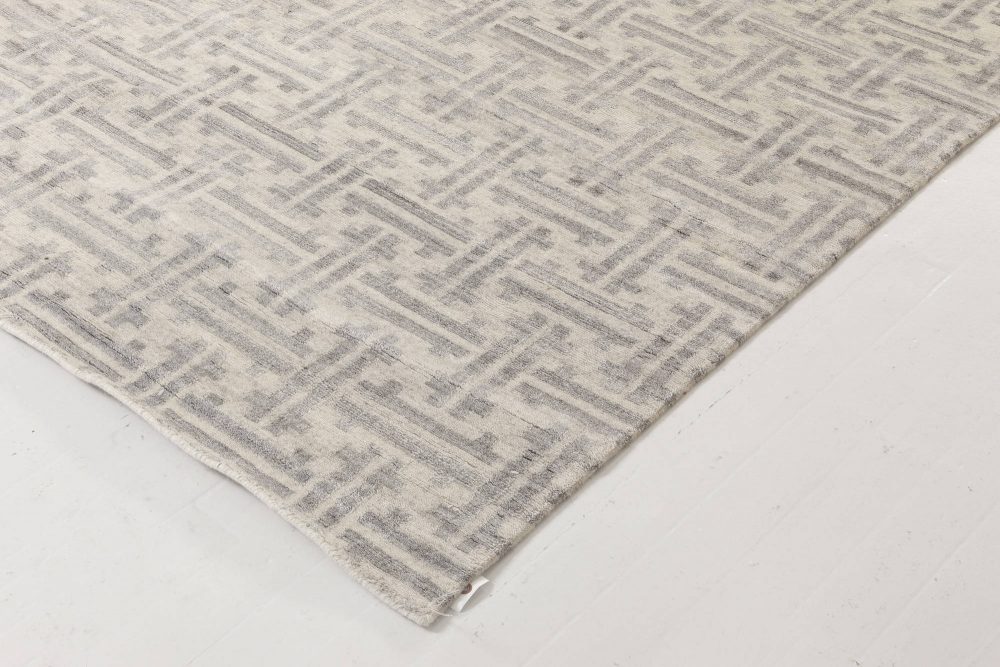 Doris Leslie Blau Collection Large Terra Rug Handmade in Natural Wool N11964