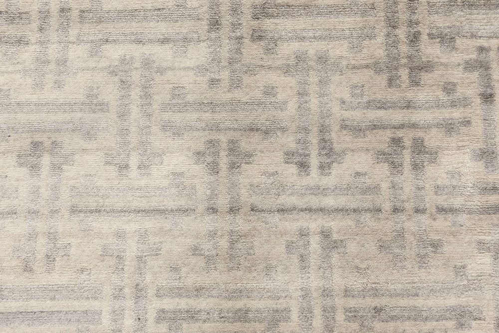 Doris Leslie Blau Collection Large Terra Rug Handmade in Natural Wool N11964