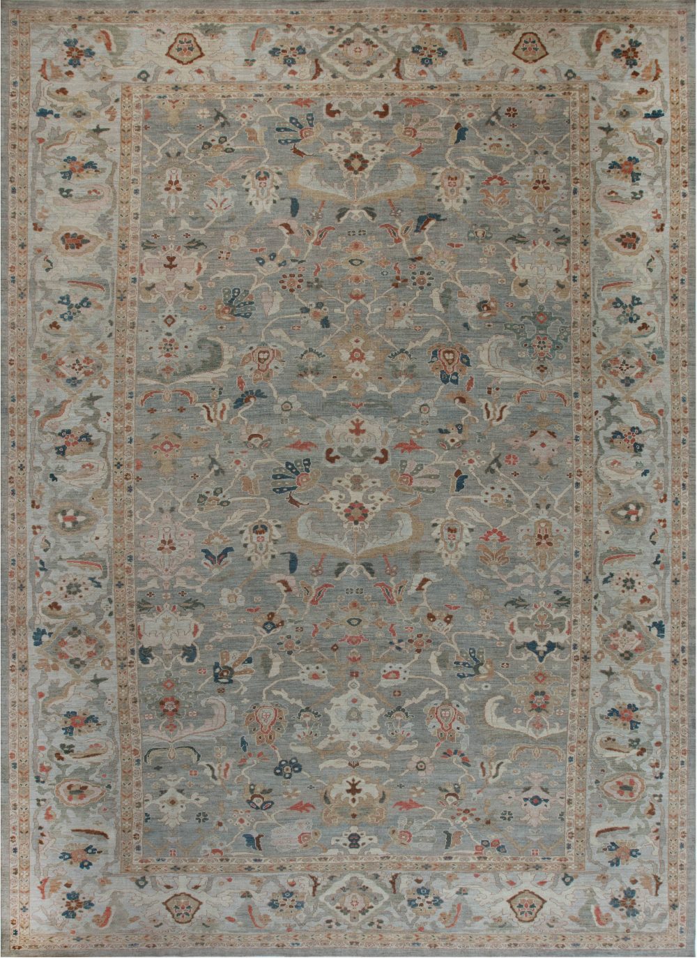 Traditional Sultanabad Design Rug N11956