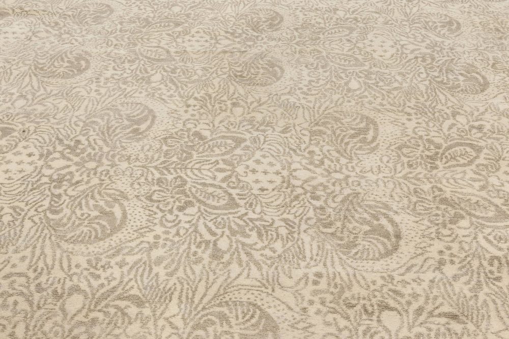 Doris Leslie Blau Collection Contemporary Traditional Inspired Floral Rug N11966