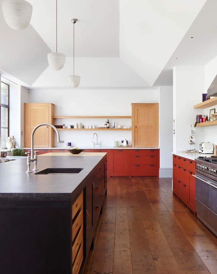two toned kitchen cabinets, kitchen 2019 decor trends (12)