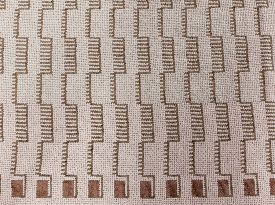 Doris Leslie Blau Collection Modern Needlepoint Wool Rug by Arthur Dunnam N12005