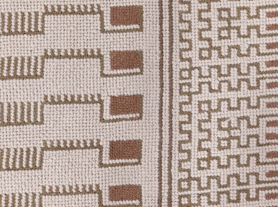 Doris Leslie Blau Collection Modern Needlepoint Wool Rug by Arthur Dunnam N12005