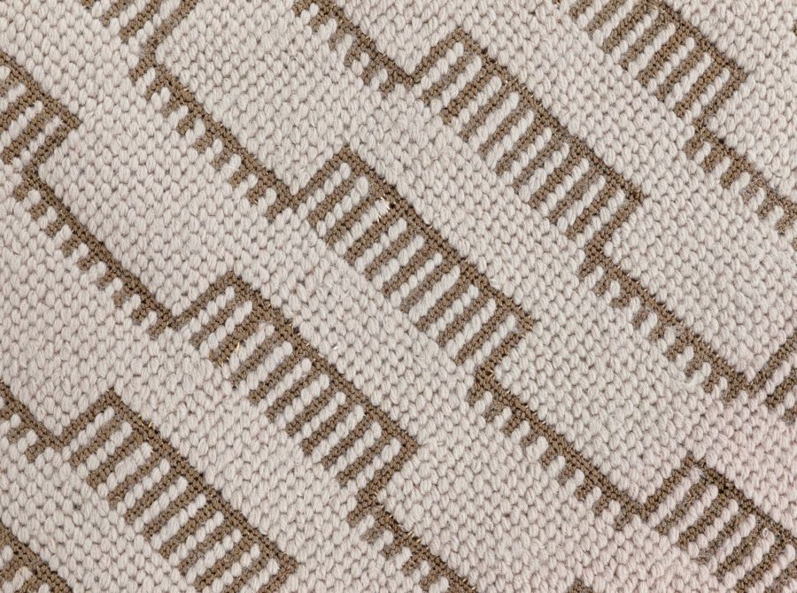 Doris Leslie Blau Collection Modern Needlepoint Wool Rug by Arthur Dunnam N12005
