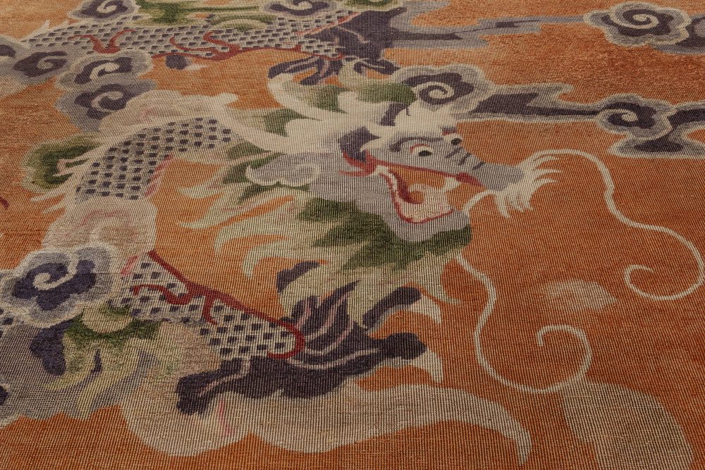 Authentic Chinese Handmade Silk Rug BB6964