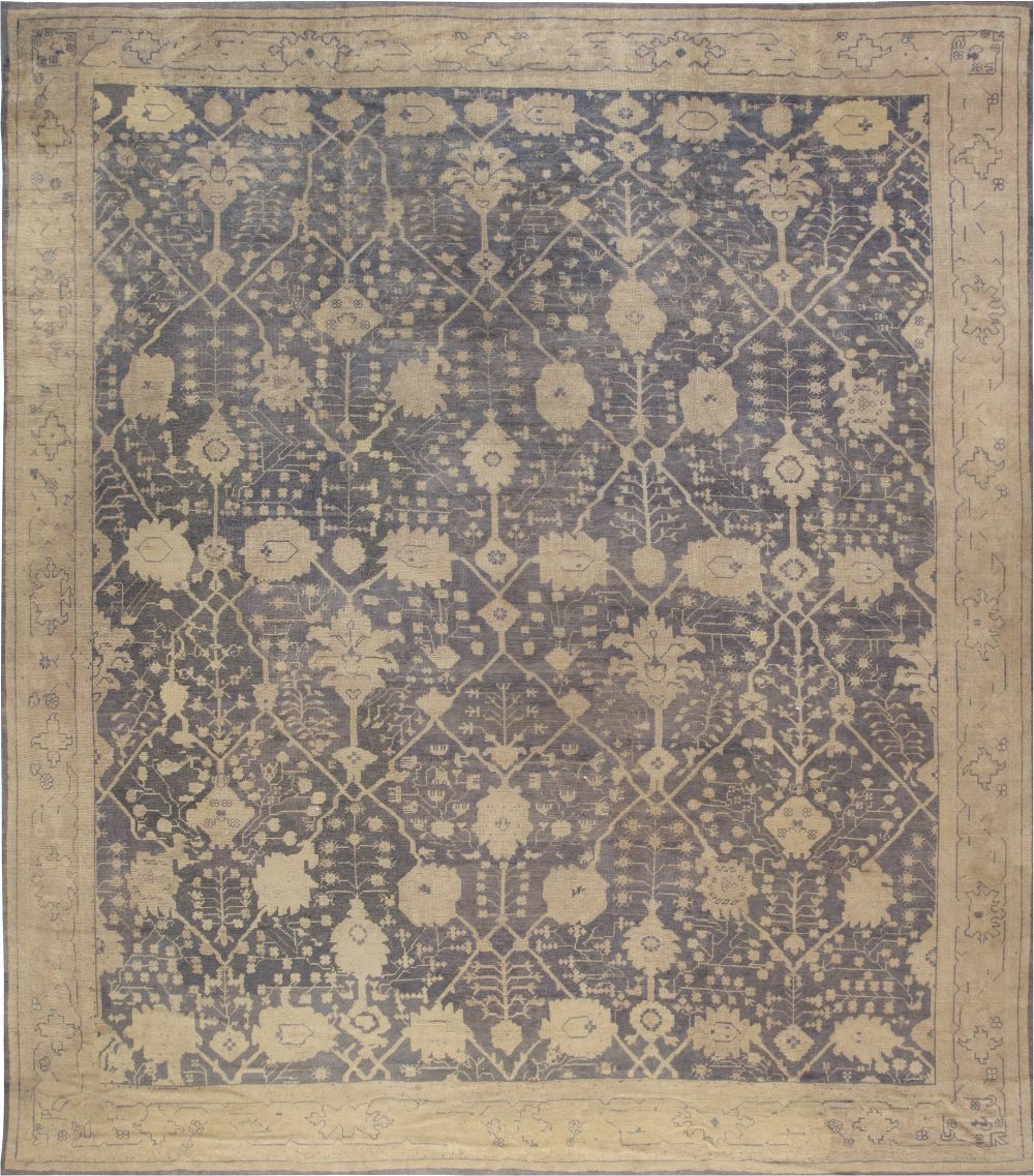 Antique Turkish  Oushak rug BB6986