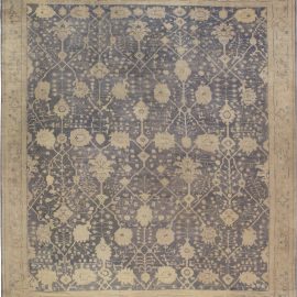 Antique Turkish  Oushak rug BB6986