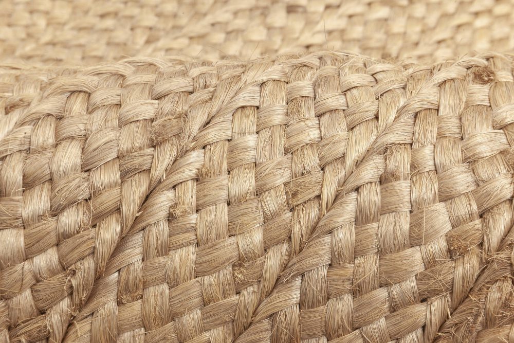 Oversized Contemporary Beige Abaca Rug N11996