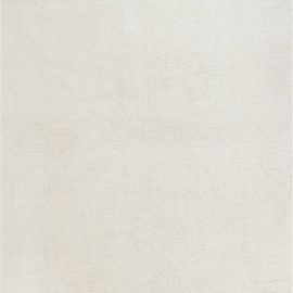 Hand-Knotted Modern Solid Cream Handmade Wool Rug “Albatre” N11992