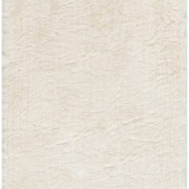 Contemporary Moroccan Soft Beige Hand-Knotted Wool Runner “Plume” N11994