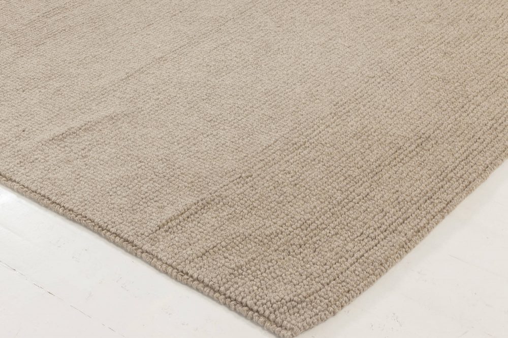 Doris Leslie Blau Collection Modern Brown Flat-Weave Wool Rug N11988