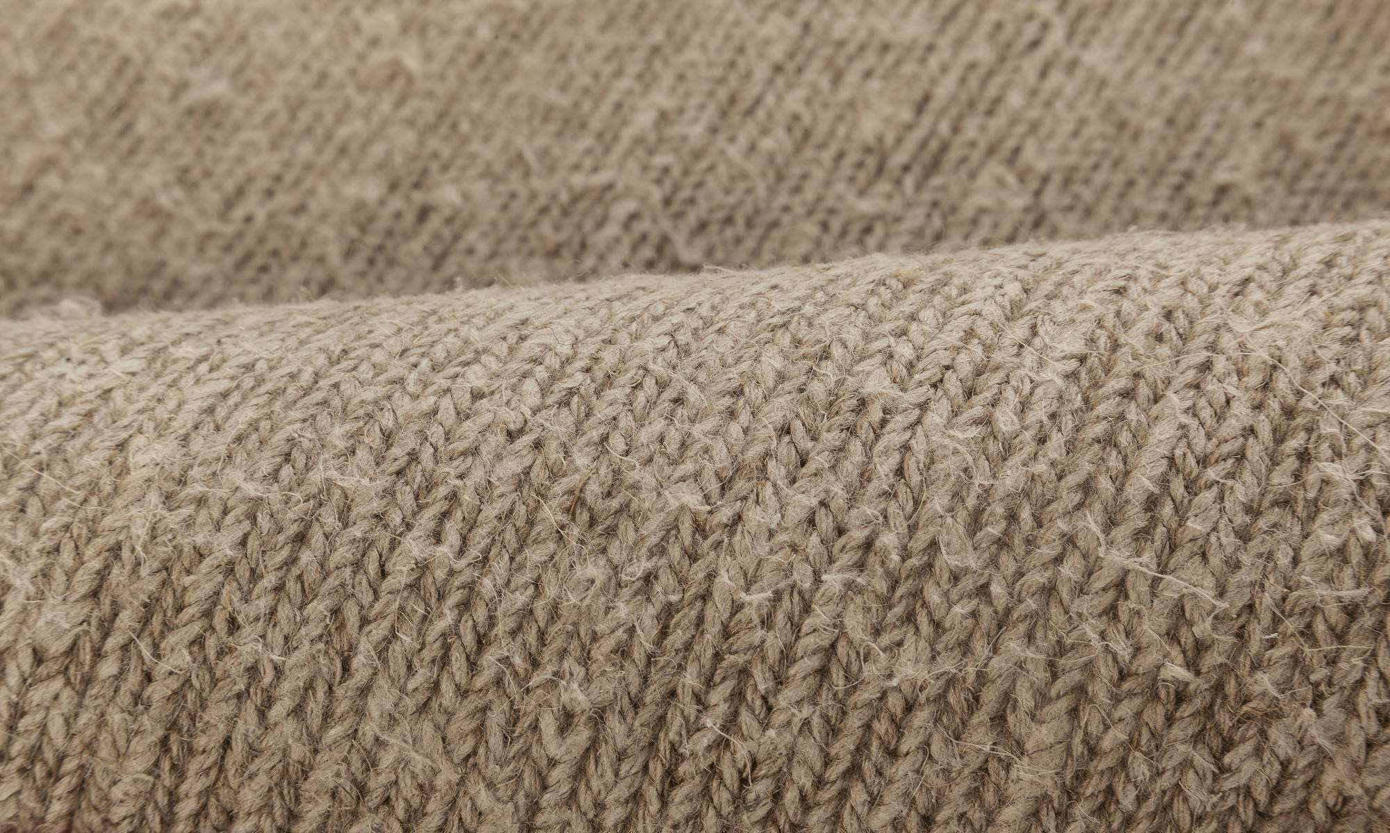 Modern Brown Flat Weave Wool Rug N11993, What Is A Flat Weave Wool Rug