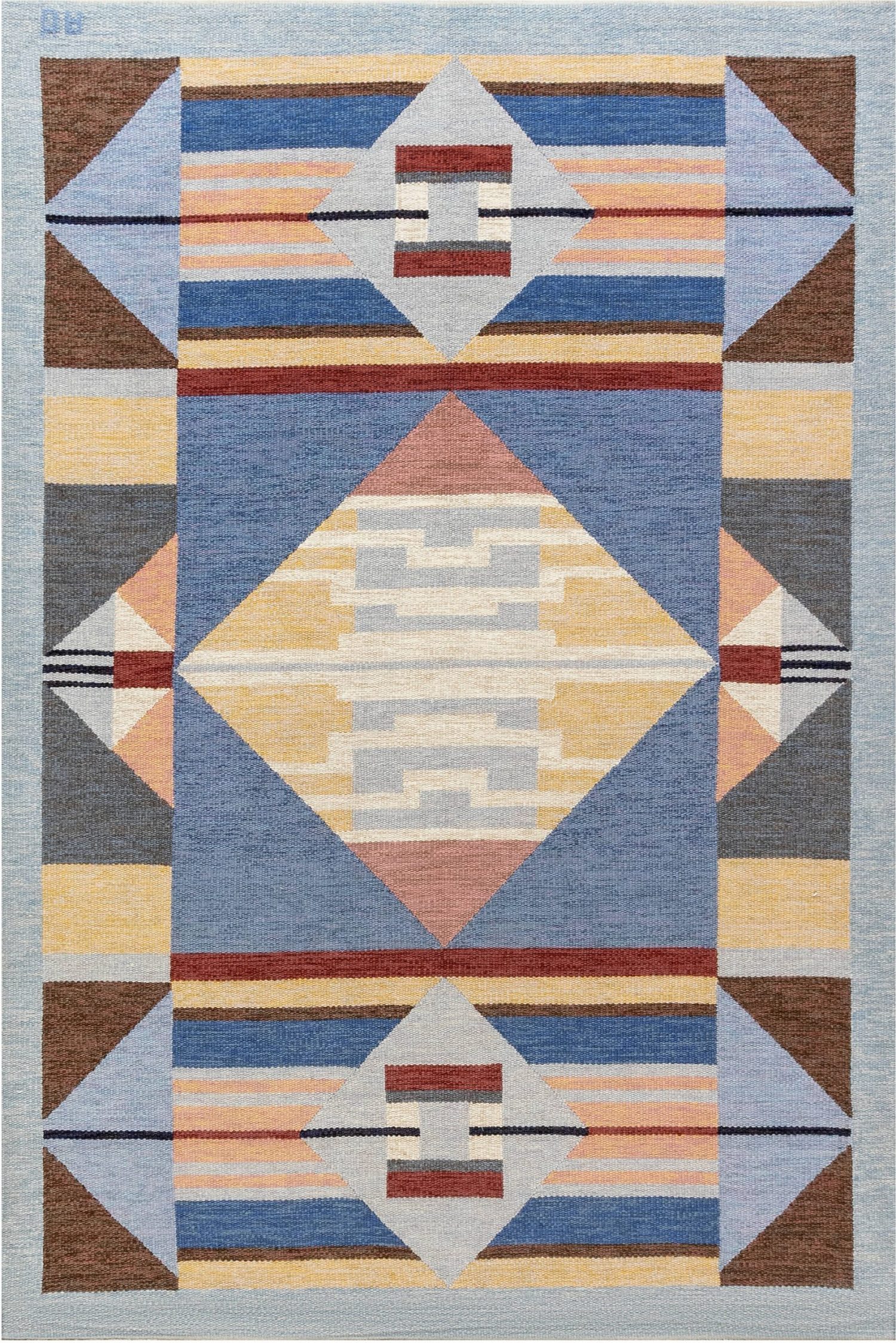 Vintage Swedish Rug BB6985