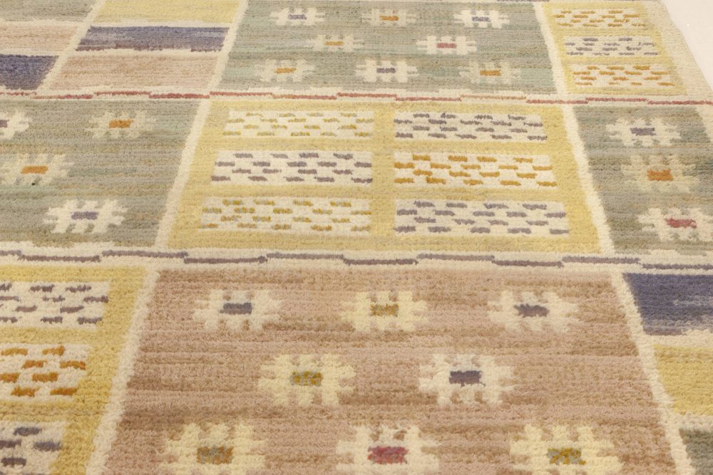 Vintage Scandinavian Pile Rug by Märta Måås-Fjetterström BB6984