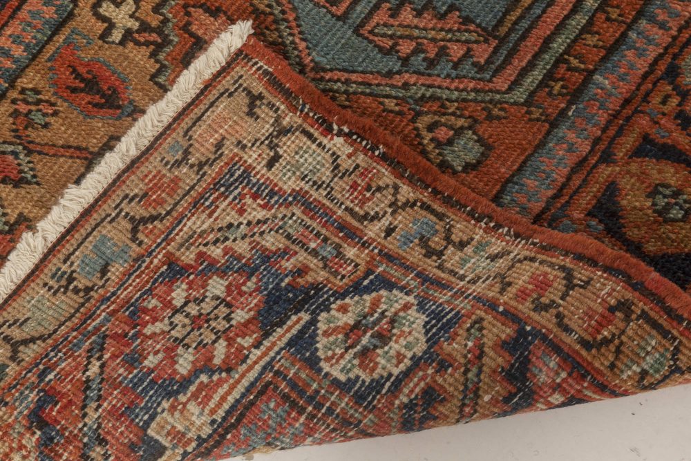 Antique Persian Heriz Runner BB7006